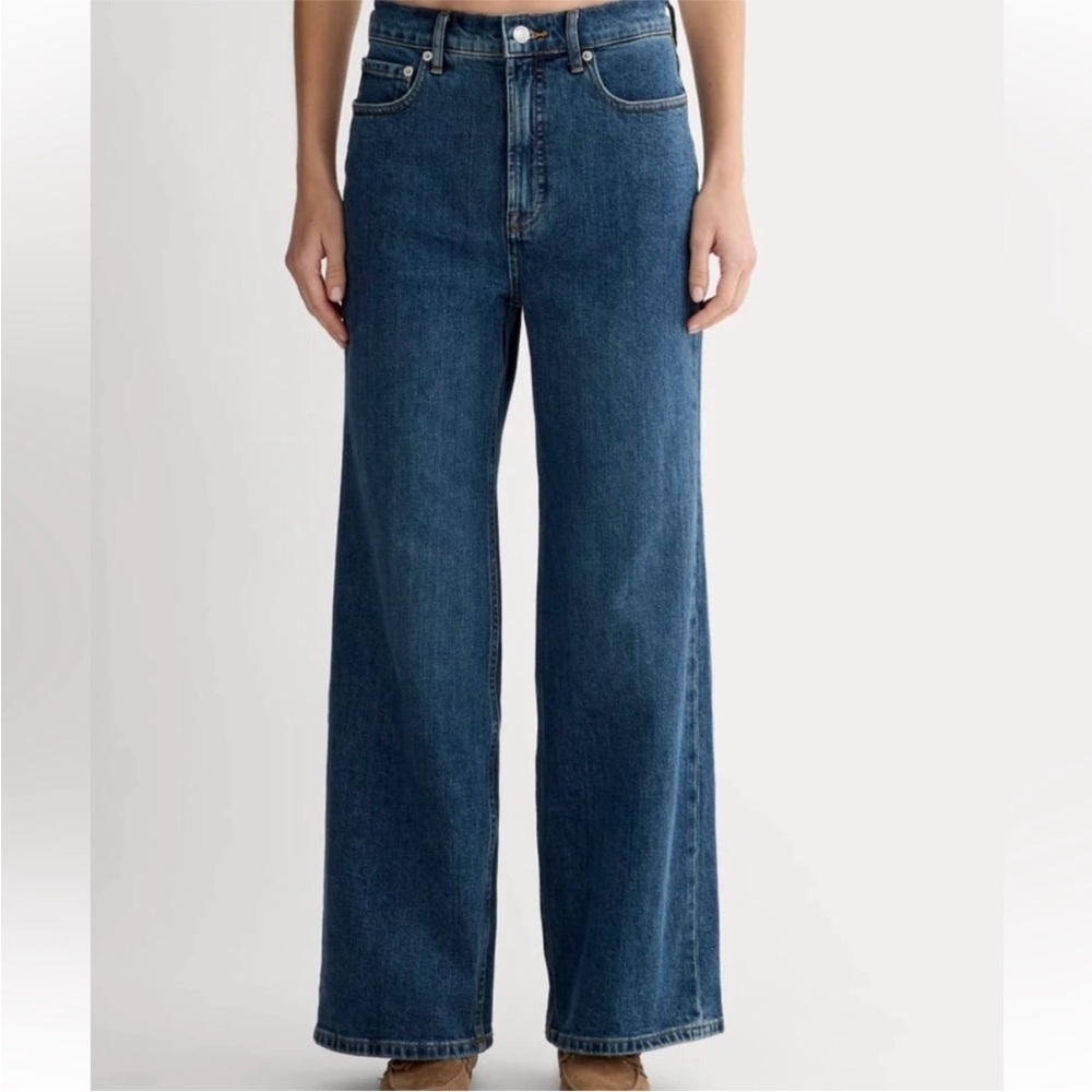 Everlane | Women’s Way High Sailor wide Leg Jeans Medium Wash Size 26S